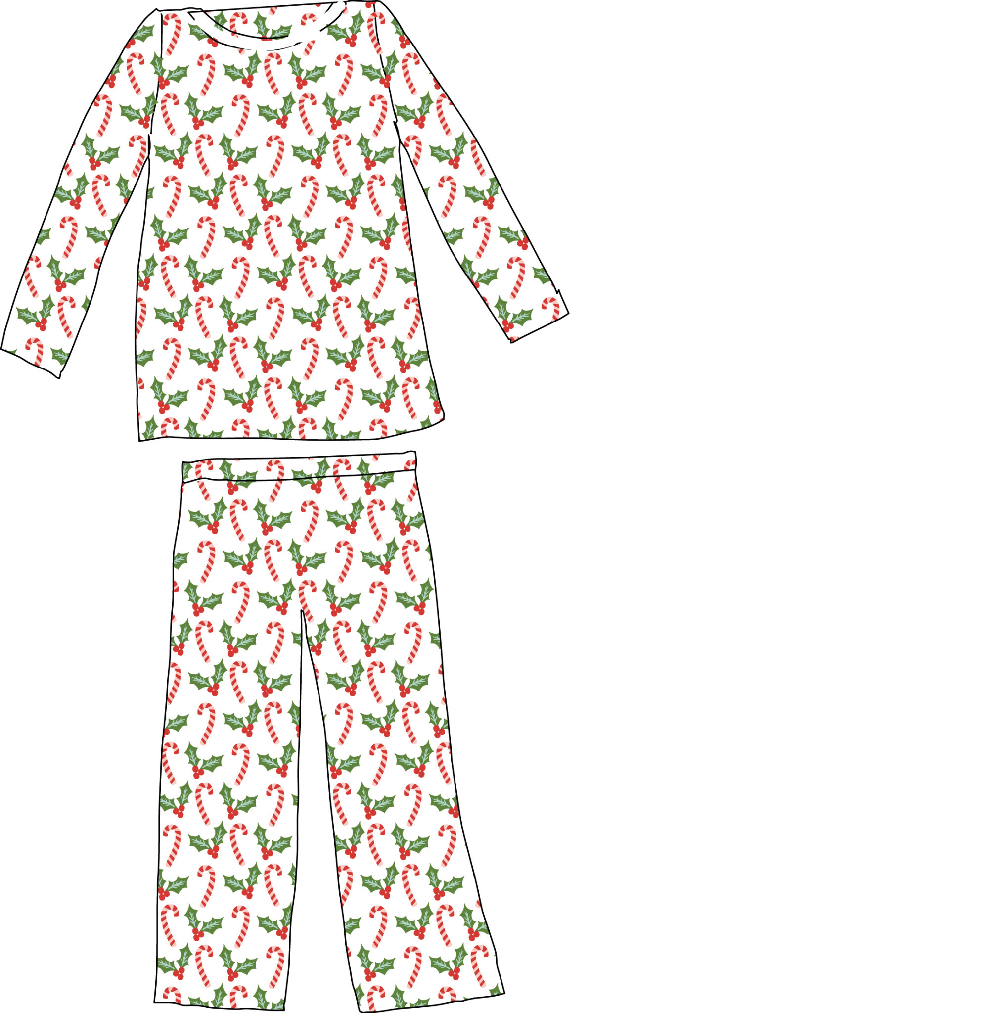 Lila+Hayes Girl Teen Pant and Top Pj's