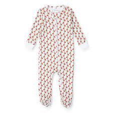Lila+Hayes Baby / Toddler Zipper Christmas Pj's