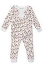 Lila+Hayes Girl's 2pc Pima Cotton Christmas PJ's