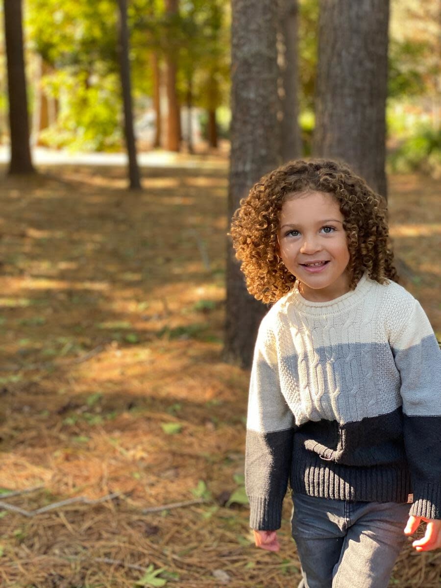 Me & Henry Boy Chunky, Color Block Sweater