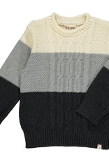 Me & Henry Boy Chunky, Color Block Sweater