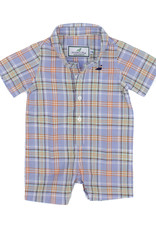 Properly Tied Baby Boy Oxford Style S/S Shortall