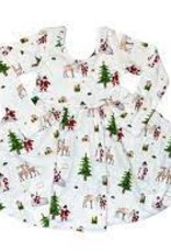 Nola Tawk Organic Cotton Christmas L/S Twirl Dress