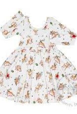 Nola Tawk Organic Cotton Christmas L/S Twirl Dress