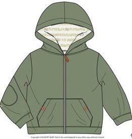 Oliver & Rain Baby & Toddler Front Zip Hoodie