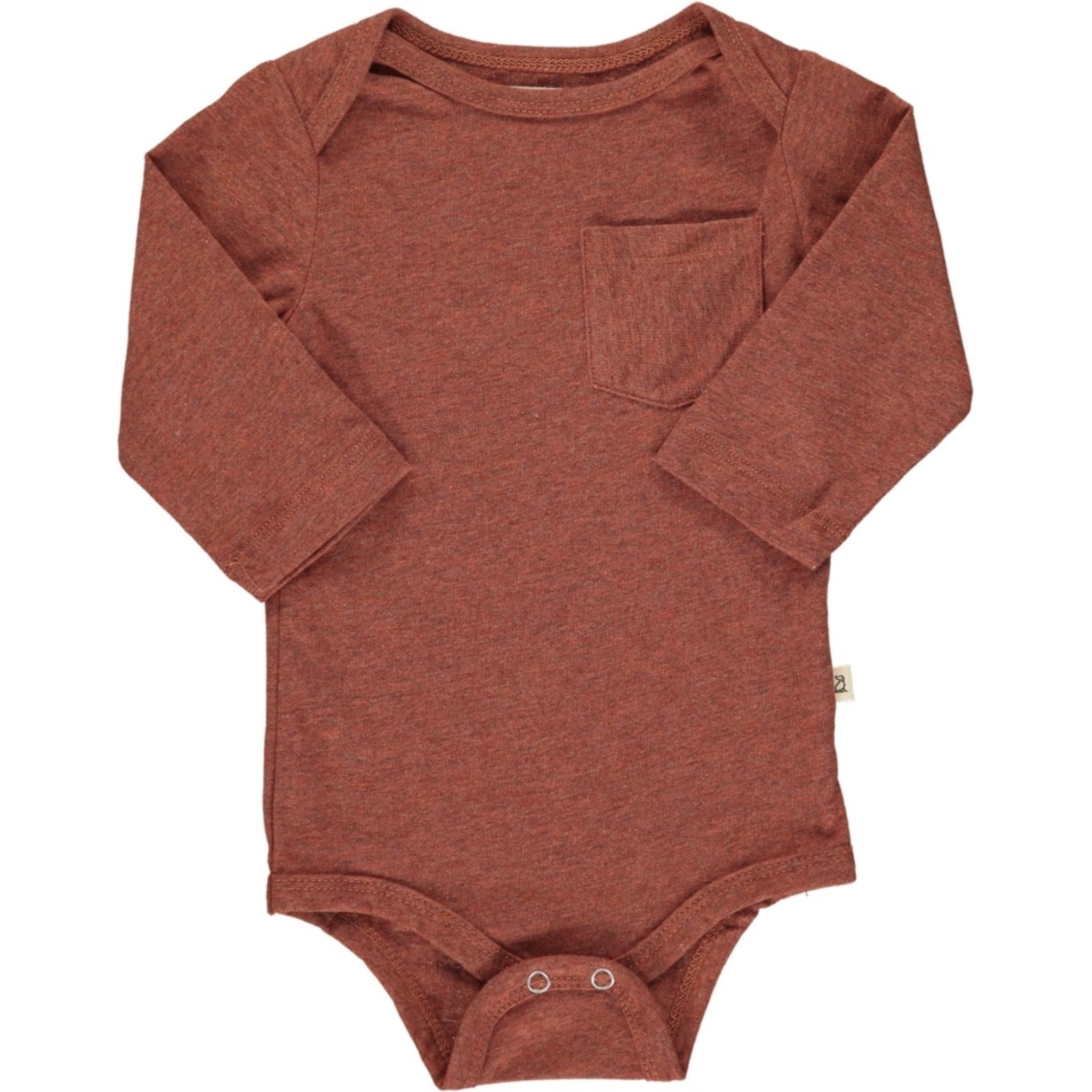 Me & Henry Long Sleeve Solid Onesie