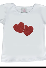 Sparkle Sisiters Double Heart T-Shirt