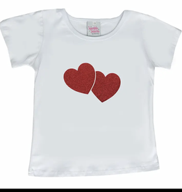 Sparkle Sisiters Double Heart T-Shirt