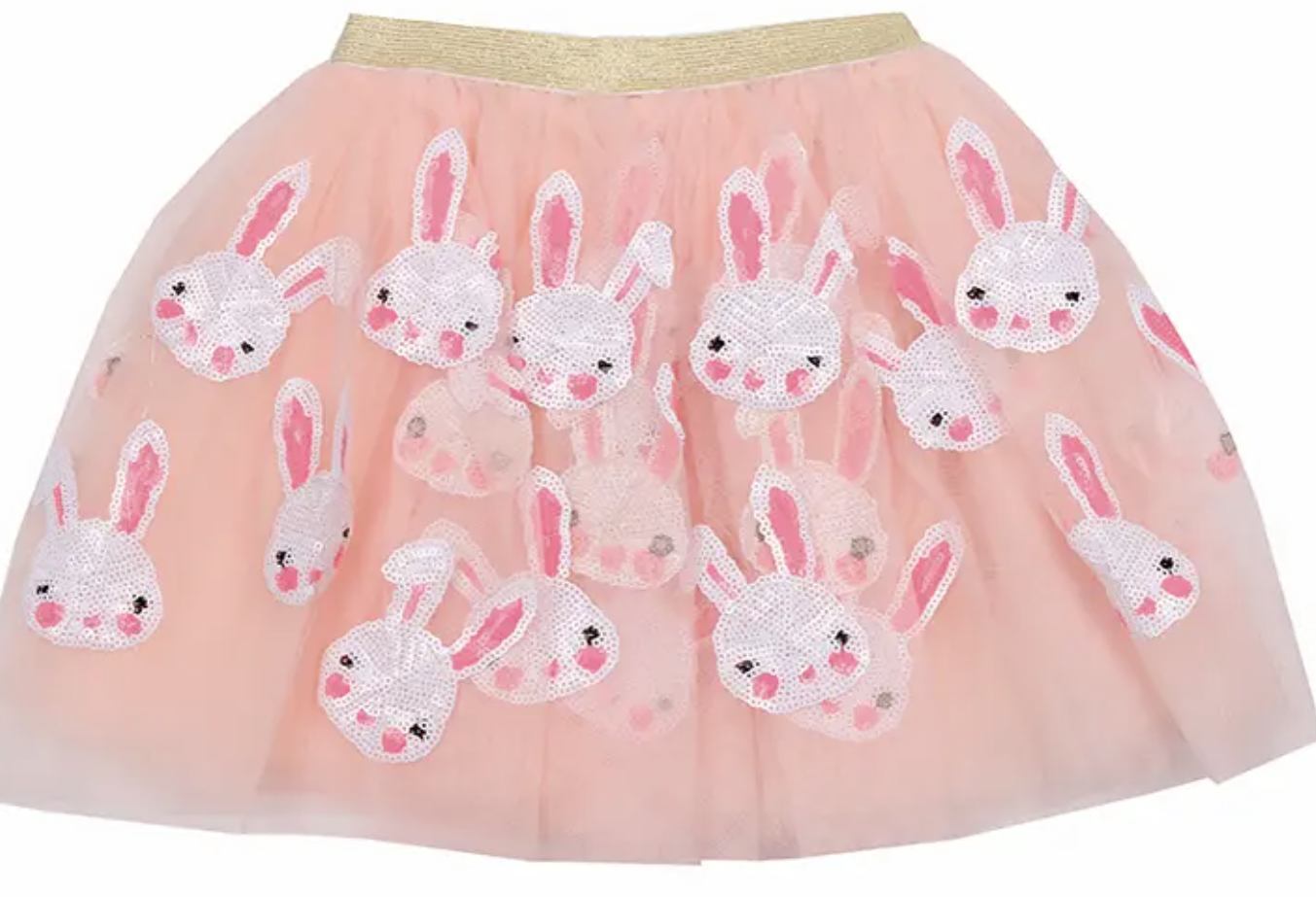 Sparkle Sisiters Sequin Bunny Tutu Skirt