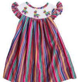 Ann Reeves Kids Girl Smocked Fiesta Dress