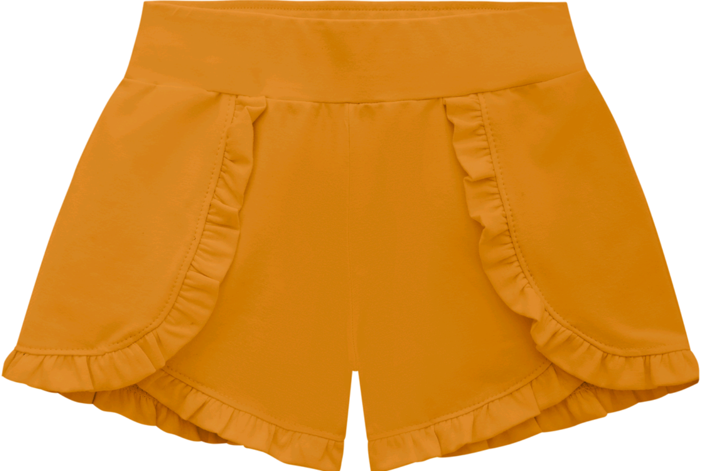 Milon Clothing Girl Front Ruffled Shorts