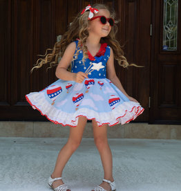 Be Girl Home Of The Brave Twirl Dress