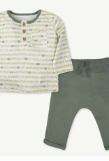 Oliver & Rain Baby & Toddler Geo 2 pc Outfit