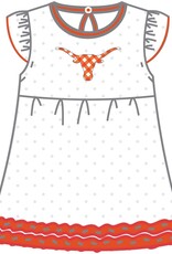 Magnolia Baby Girl Longhorn Applique Dress