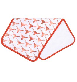 Magnolia Baby Longhorn Football Burp Cloth