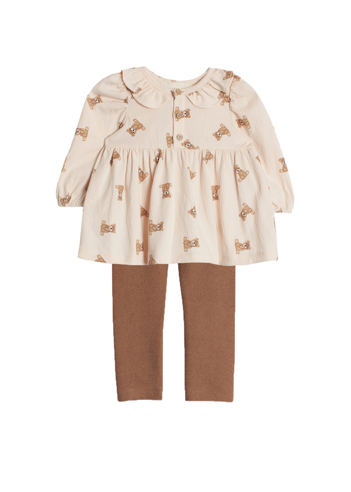 Mabel and Honey Beary Cute Textured Knit, 2 Pc Set