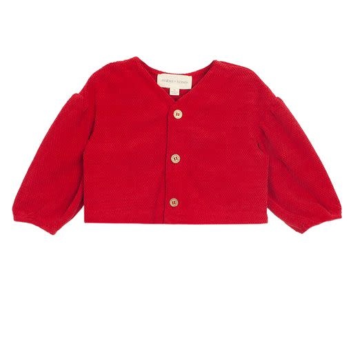 Mabel and Honey Girl Chenille Sweater / Jacket