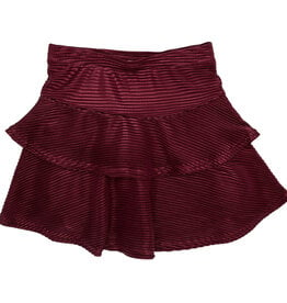 Azarhia Metallic Ruffled Sport Skort