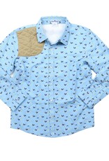 Blue Quail Clothing Co Boy's L/S Shoulder Patch Shirt