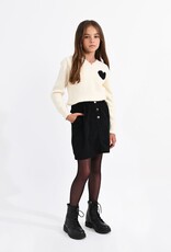 Mini Molly Junior Girl High-Waist Corduroy Skirt