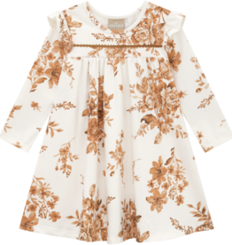 Milon Clothing Girl L/S Floral Dress