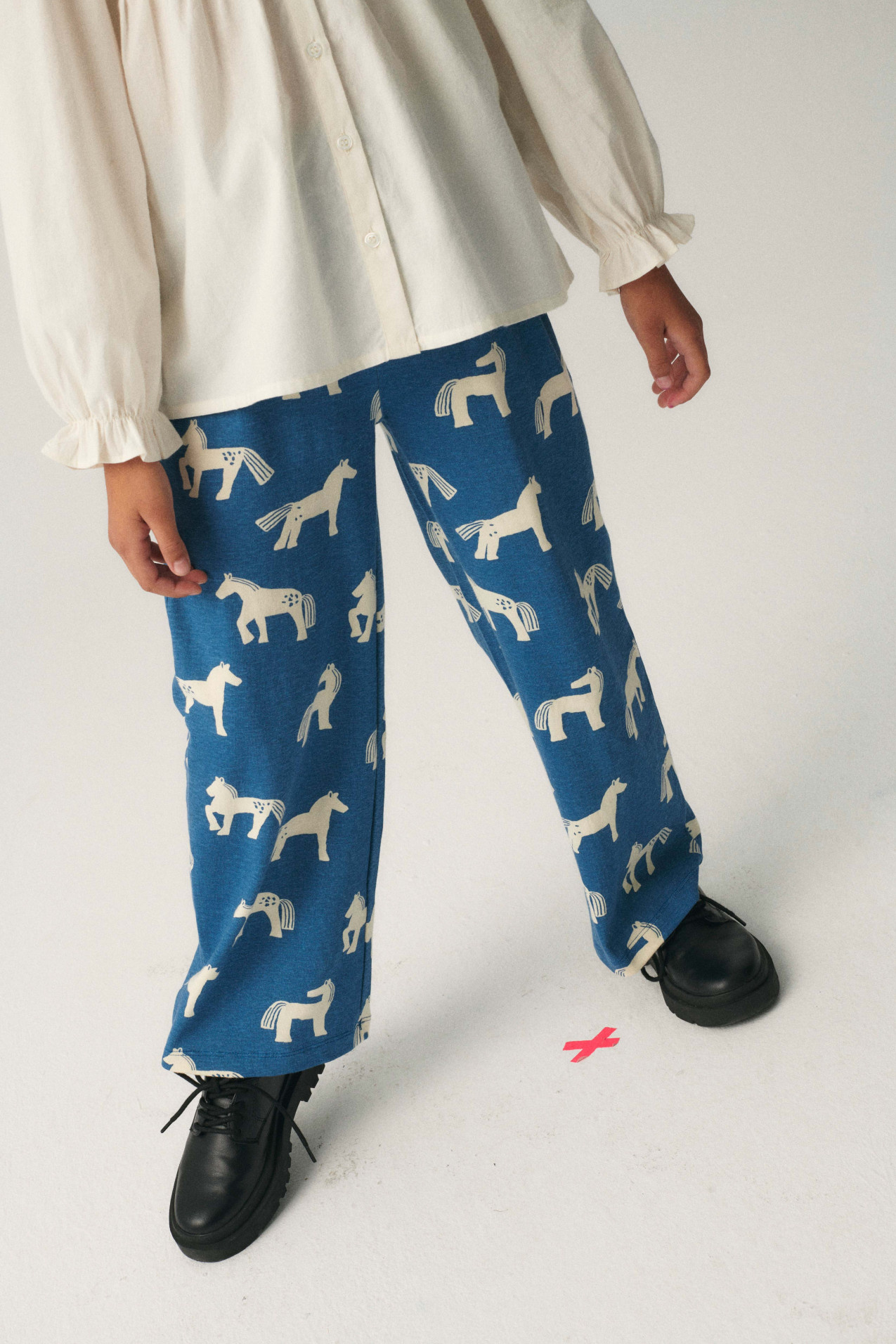 Compania Fantastica Girl Pant w/Horse Print