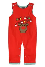 Lil Cactus Baby & Toddler Christmas Reindeer Overalls