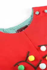 Lil Cactus Baby & Toddler Christmas Reindeer Overalls
