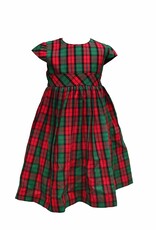 Cotton Kids Girl Christmas Plaid Dress