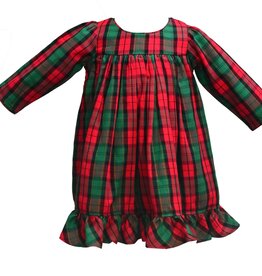 Cotton Kids Baby & Toddler Girl Plaid Christmas Dress