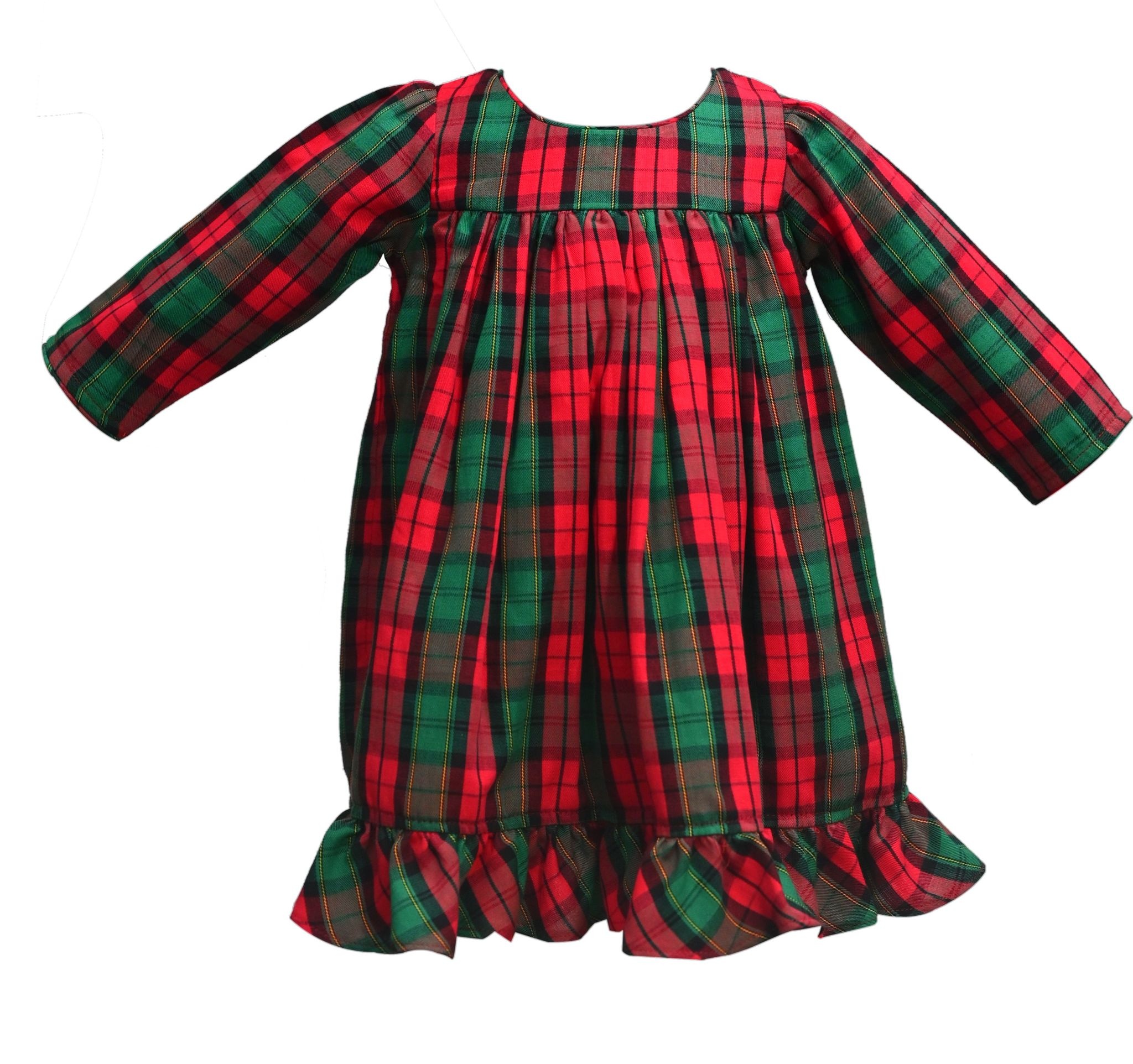 Cotton Kids Baby & Toddler Girl Plaid Christmas Dress