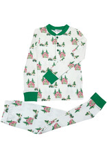 Ishtex Boy's Christmas Tree Farm Pj Set