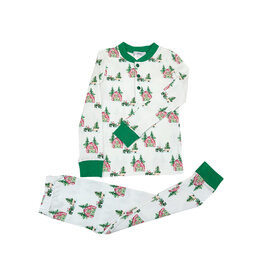 Ishtex Boy's Christmas Tree Farm Pj Set