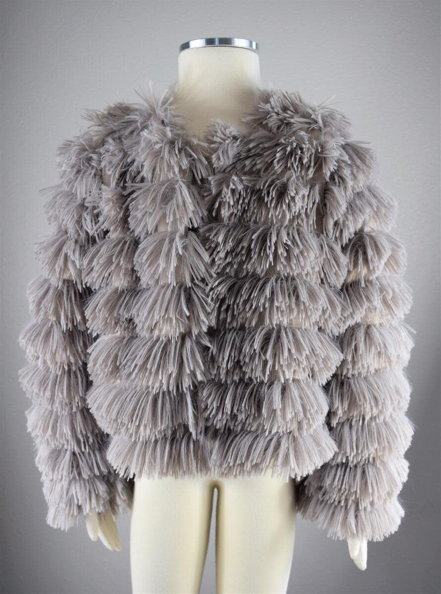 ML Fashions Junior & Girl Shaggy Jacket