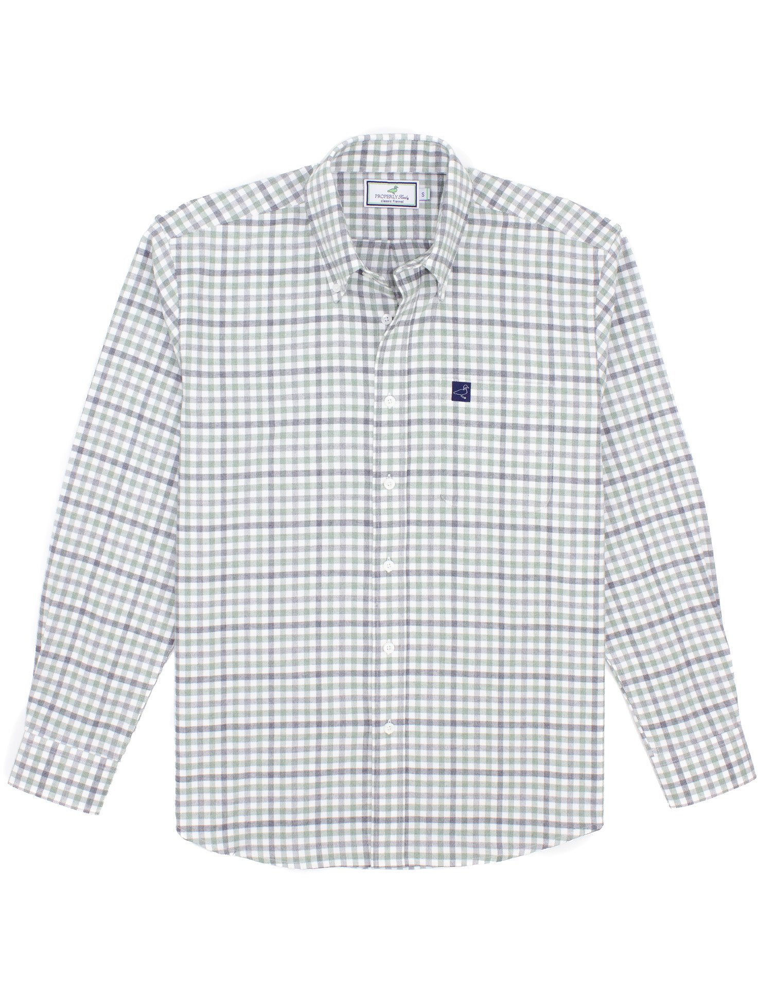 Neutral Colored Plaid, Boy Classic Flannel Shirt - www.jambabykids.com