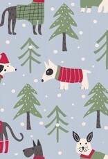 Sweet Bamboo Crazy Pups Holiday Pj Set