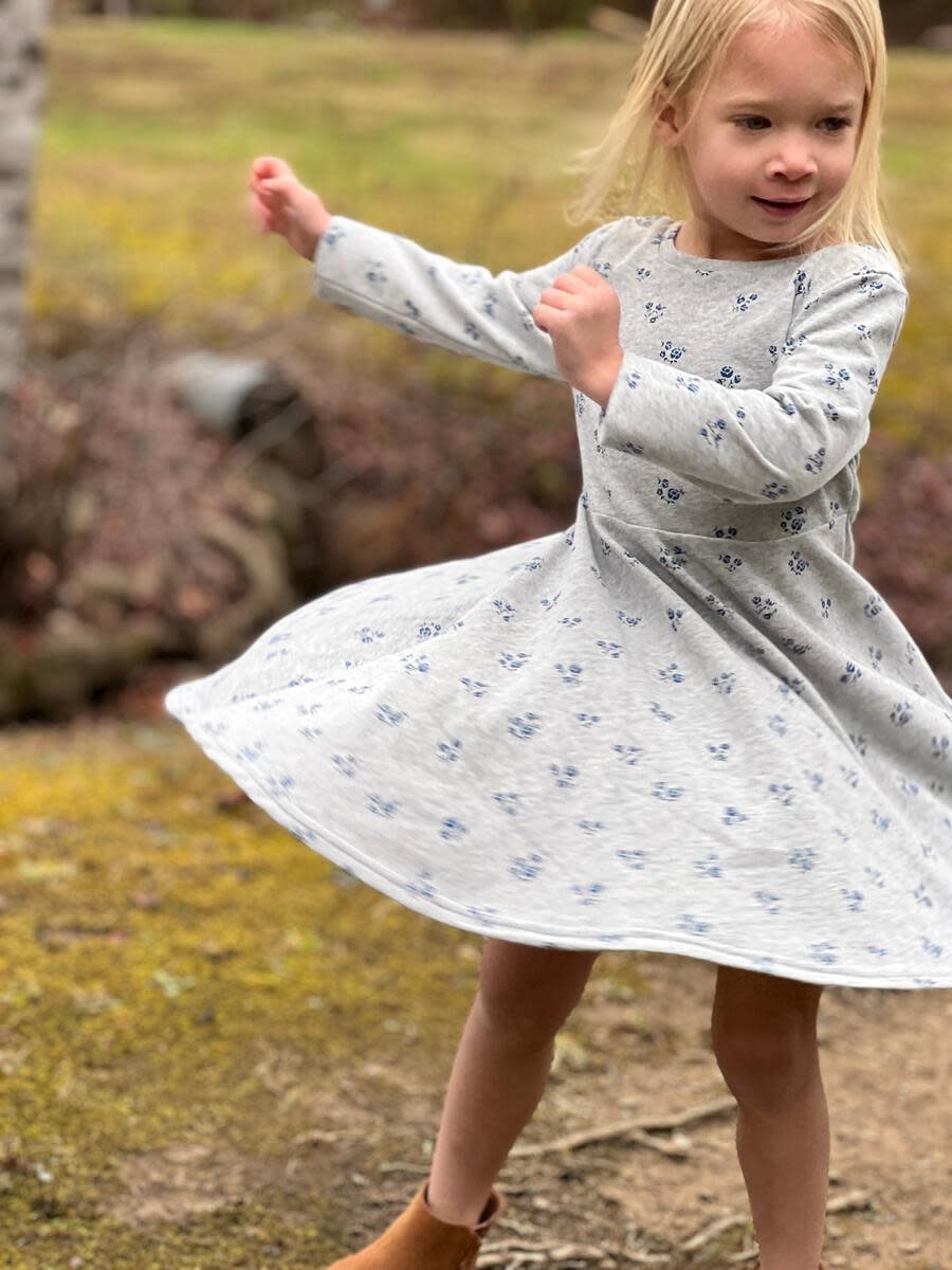 Vignette Paige Floral Print Twirl Dress