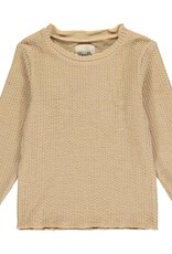 Vignette Girl Mock Turtle Neck Texture Top
