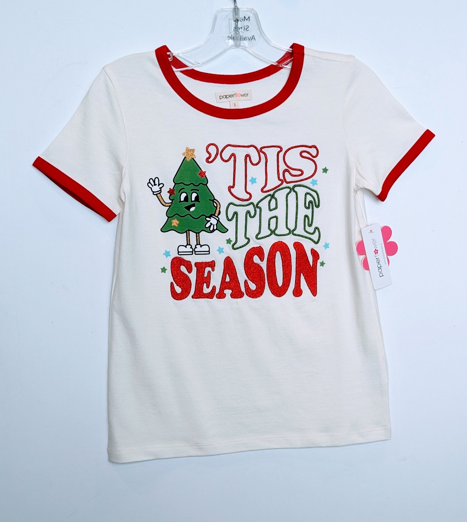 Paper Flower Junior Christmas S/S T-Shirt