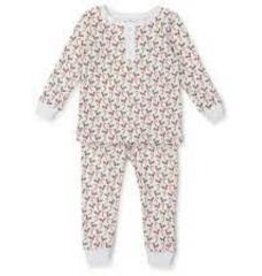 Lila+Hayes Boy's Pima Cotton Christmas 2 pc Pj's