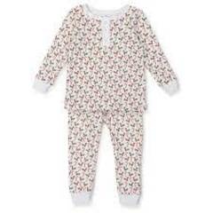 Lila+Hayes Boy's Pima Cotton Christmas 2 pc Pj's