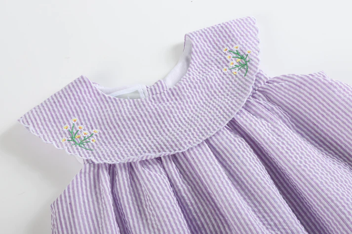 Lil Cactus Fuzzy Chick & Flowers Dress