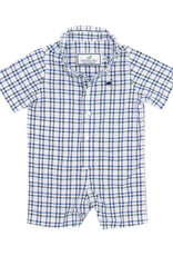 Properly Tied Baby Boy Oxford Style S/S Shortall