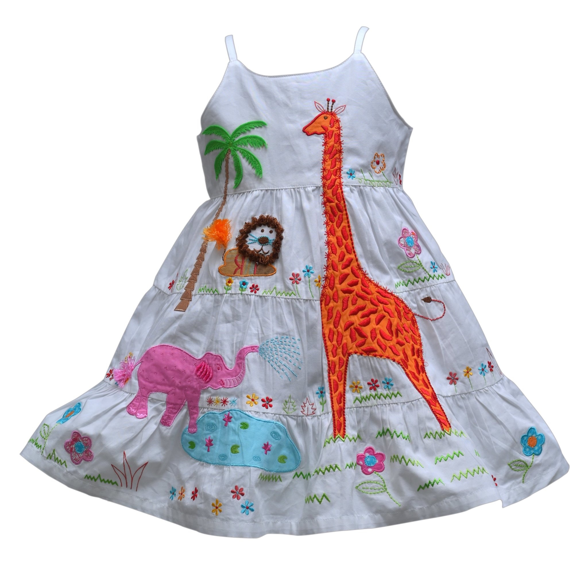 Cotton Kids Girl Safari Dress