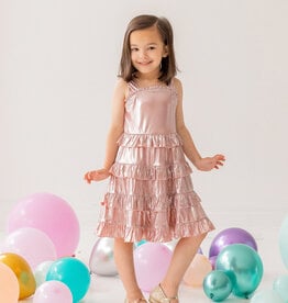 Isobella & Chloe Girl Pink Shine Bright Dress