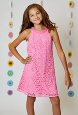 Design History Junior Crocheted Halter Dress