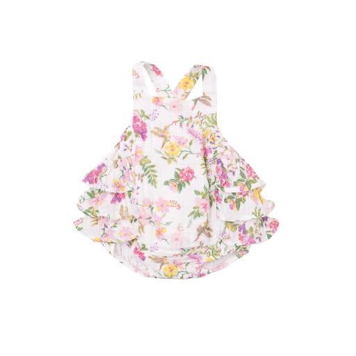 Angel Dear Muslin Ruffled Bubble Sunsuit