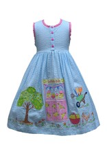 Cotton Kids Summer Appliqued Dress