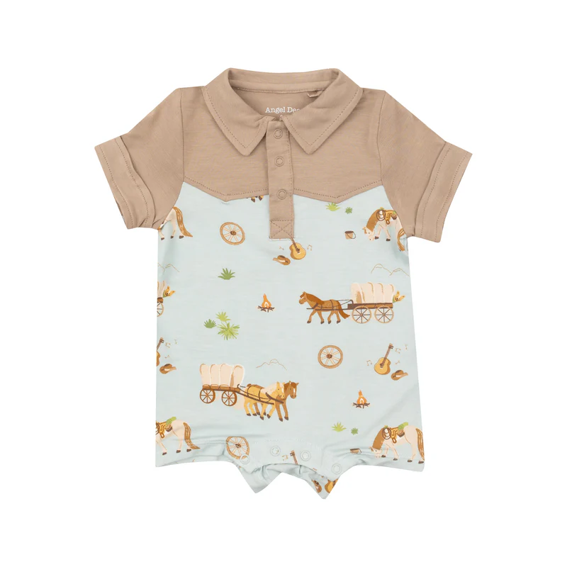 Angel Dear Baby/Toddler Bamboo S/S Romper