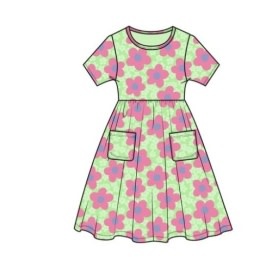 Angel Dear Girl Bamboo S/S Twirl Dress